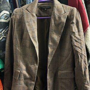 ANTONIO MELANI Classic Checkered Blazer